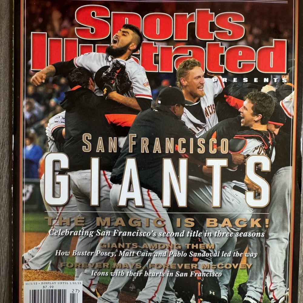 Sports Illustrated San Francisco Giants Magazine